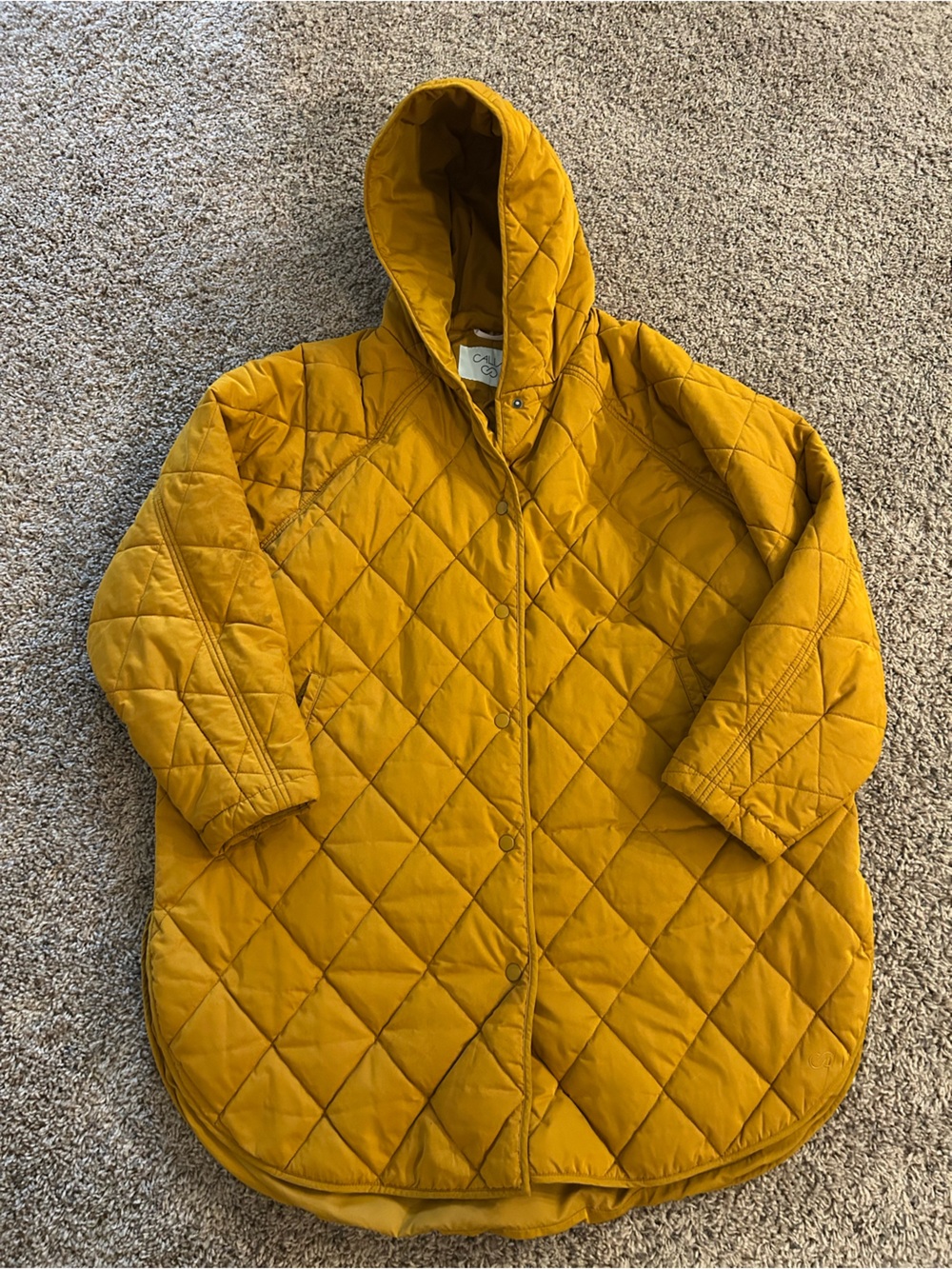 Women's Quilted Liner Coat by Calia size large